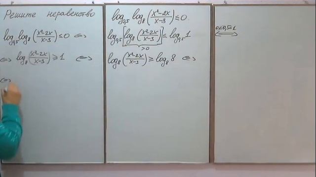 Задание 15 ЕГЭ 2020 по математике (профиль). Логарифмические неравенства (часть 2). смотреть онлайн