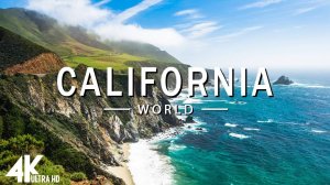 FLYING OVER CALIFORNIA (4K UHD) - Relaxing Music Along With Beautiful Nature Videos - 4K Video HD