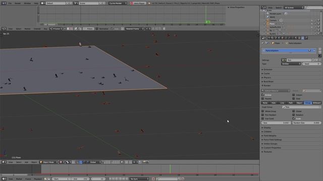 Movie Scene Creation in Blender 3D на русском языке 19 как симулировать движения мух и бабочек смотреть онлайн