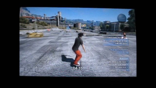 Skate 3 - Own The Lot, New Factory Sick List - Footplant and 360 Flip смотреть онлайн