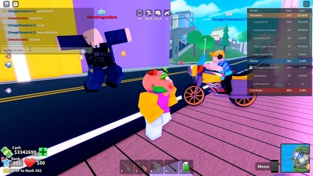 Server crash glitch - Roblox Mad City смотреть онлайн