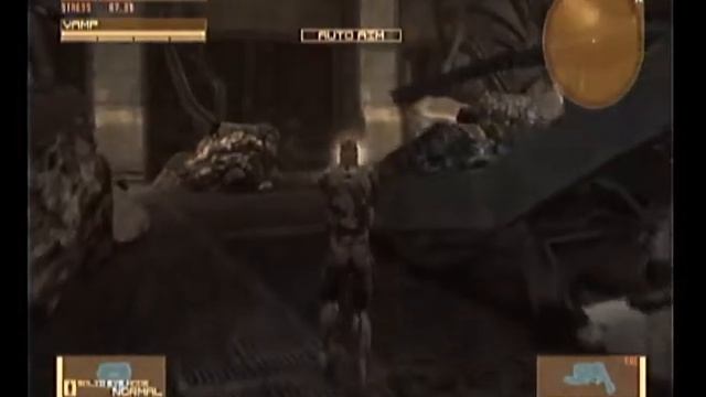 MGS4 - defeat Vamp in one move using solar-gun смотреть онлайн