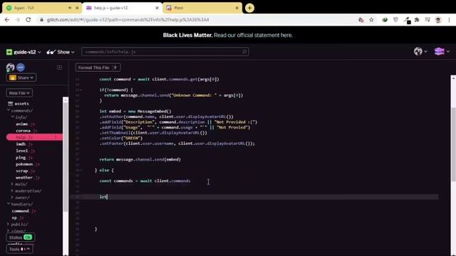 Create Help Command for Discord Bot | Discord.js Episode 23 смотреть онлайн