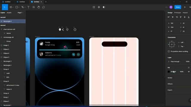 UI Design Tutorial for Beginners - Design a Food delivery app смотреть онлайн