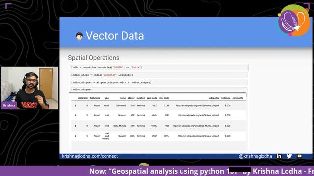 FOSS4G - Geospatial analysis using python 101 смотреть онлайн