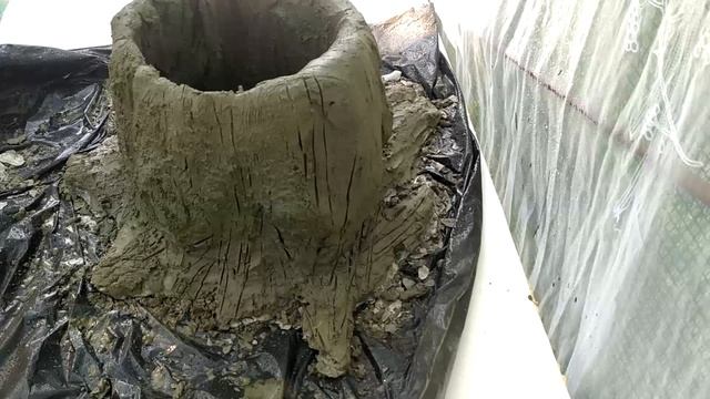 Пень своими руками из подручных материалов. Декор для сада от Sveta DIY смотреть онлайн