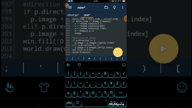 2D Shooting Game Using Python and Pygame | PART 4: Adding enemy and Chase System | Pydroid 3 смотреть онлайн