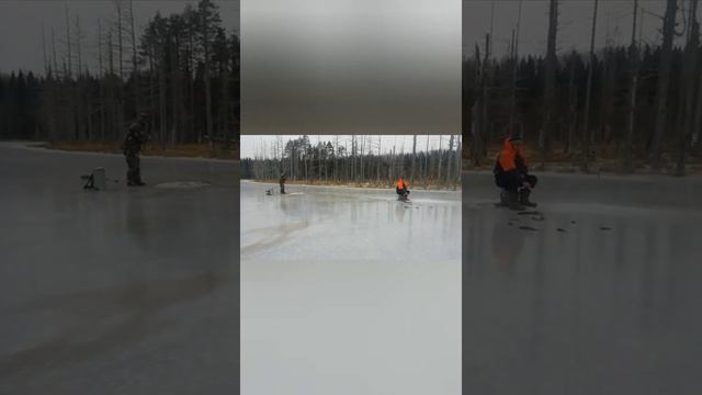 Зимняя рыбалка в Карелии. Ноябрь 2019 года смотреть онлайн