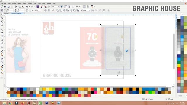 Coreldraw Tutorials | Men's Fashion Social Banner Design in Coreldraw || #Graphic House смотреть онлайн