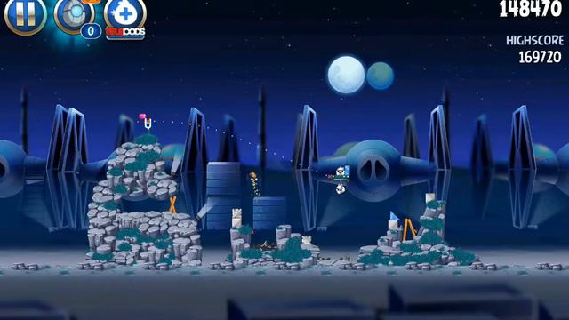 ANGRY BIRDS STAR WARS 2-REBELS {BIRD SIDE} LEVEL BE 7-THREE STAR WALKTHROUGH смотреть онлайн