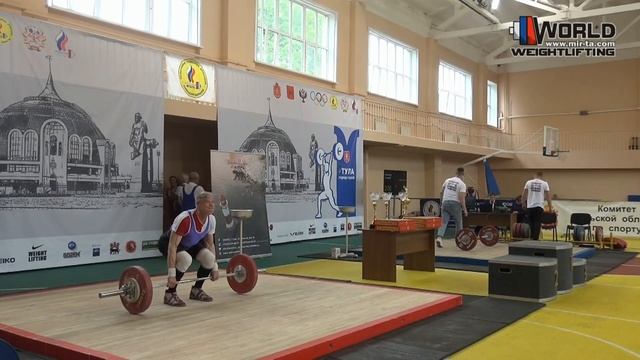 БЫВАЛЬЦЕВ/BYVALTSEV (81,М-65) 65-70х-70/85-87-88. Russian Championships Masters -2021/Tula. смотреть онлайн