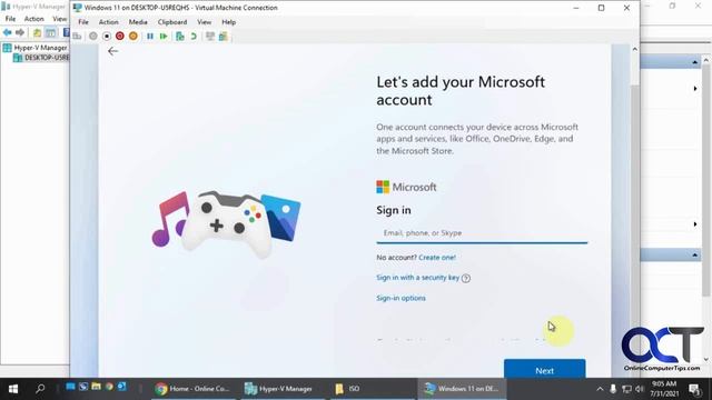 Installing Windows 11 on a Hyper-V Virtual Machine смотреть онлайн