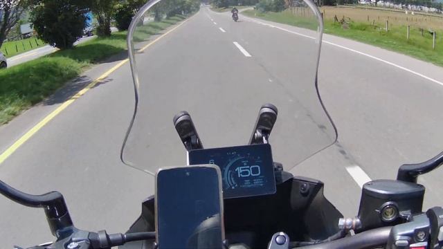 Top Speed Zontes 350 X1 Vía Tunja Bogotá #zontes #auteco #topspeed