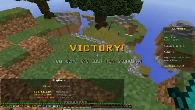 ВОТ ЧТО ЗНАЧИТ УДАЧА *l*SkyWars Ranked*l*Minecraft Mini-Game*l* смотреть онлайн