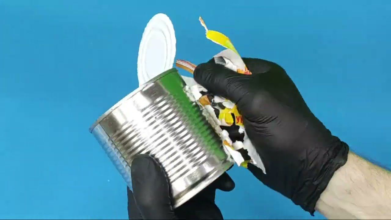 Так консервную банку еще никто не использовал. Хитрость первоклассного мастера смотреть онлайн