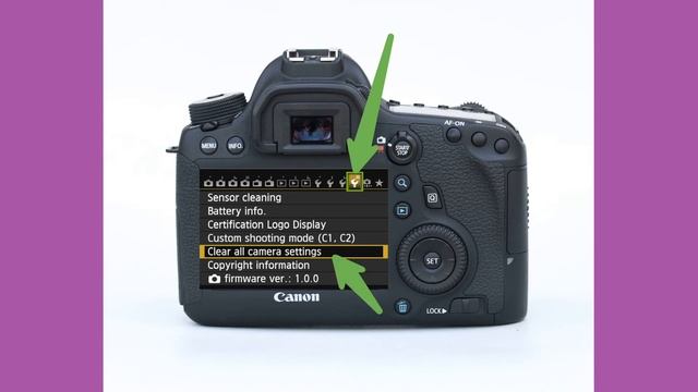 How to Factory Reset Canon EOS 6D Camera смотреть онлайн