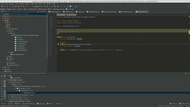 Android Dagger Tutorial - Inject смотреть онлайн