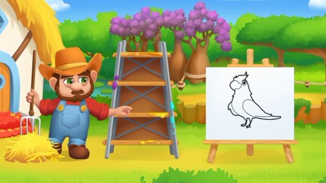 Amazing sketch of animals and birds | Colourful animation of animals who turn alive | Magic drawing смотреть онлайн