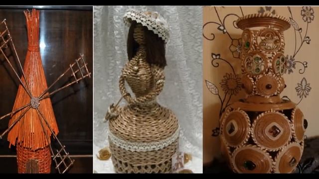 Лучшие поделки плетением из газетных трубочек. Обзор 3. смотреть онлайн