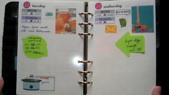 Обзор планера за Май-2018 / Planner Flip Through May-2018 смотреть онлайн