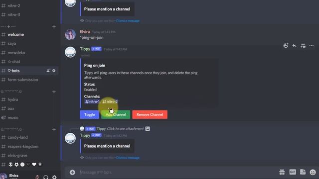 How to set up GHOST PING when a member joins│Single bot, Multiple channels│Tippy Bot│Part-2│Elvira смотреть онлайн