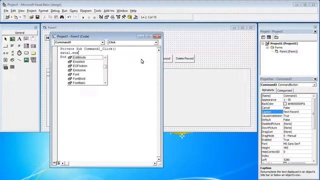 Visual Basic 6.0 Tutorial in Urdu Lesson_14 - Connect Database in VB6 смотреть онлайн