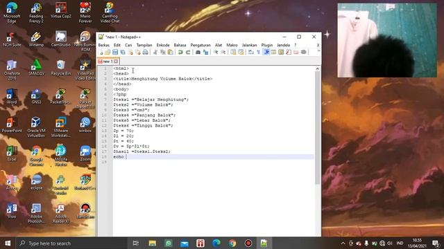Menghitung Volume Balok dengan Script PHP смотреть онлайн