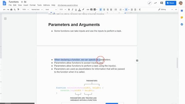 Review of Functions, Parameters and Arguments on Week 2 смотреть онлайн