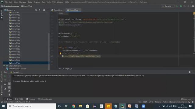 Scenario 19: Handling Webtables || Selenium Python for Beginners смотреть онлайн