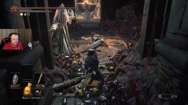 Dark Souls 3 - 6.Олдрик.Гигант Йорм.Танцовщица.Оцейрос.Древняя виверна.Чемпион Гундир. смотреть онлайн