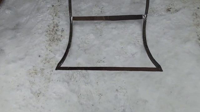 Скребок для чистки уборки снега. своими руками. смотреть онлайн