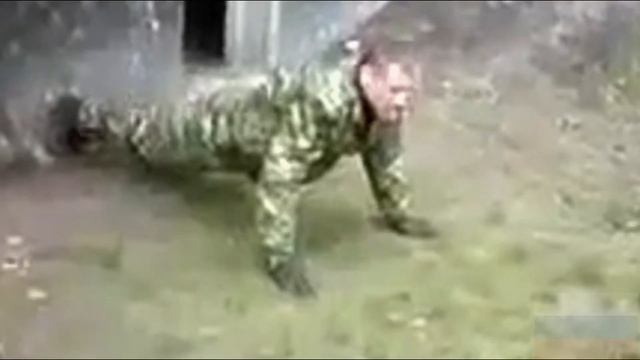 REAL No Hands Push Ups Russian Soldier | No hand push up смотреть онлайн