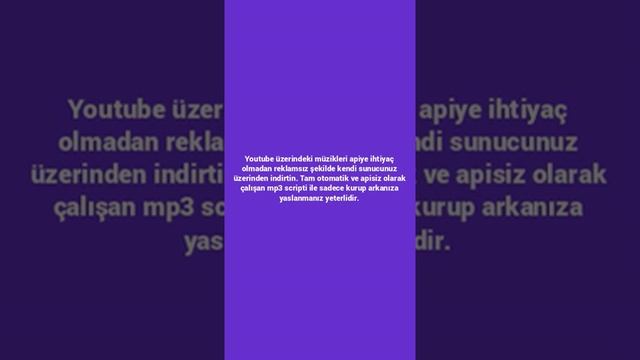 Mp3 İndirme Scripti Apisiz смотреть онлайн