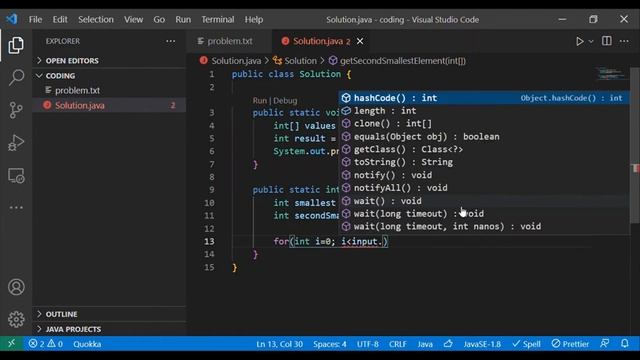 Find 2nd smallest element in an array | Coding Interview Preparation | Freshers смотреть онлайн