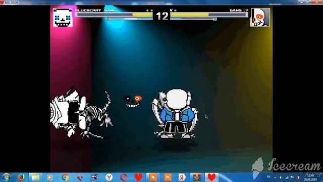Играем в Undertale Heroes battle mugen Mrmax и HelperBoy кто лучшее? смотреть онлайн