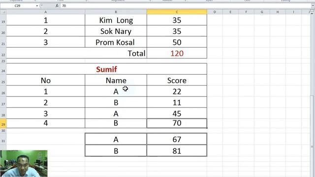 រៀន Microsoft Excel 2010 Count & Sum смотреть онлайн