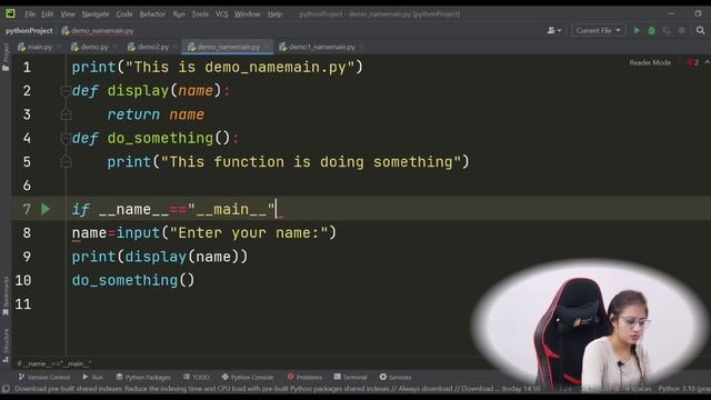 If __name__ == '__main__ ' in Python | Python Tutorials for Beginners #lec110 смотреть онлайн