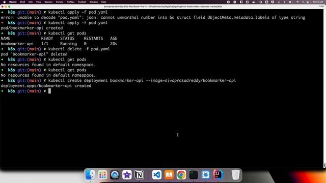 Spring Boot + Kubernetes Tutorial Series - Part 20 : Kubernetes : Pods and Deployments смотреть онлайн