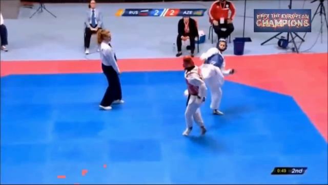 KUDASHOVA (RUS) - ABAKAROVA (AZE) | FINAL FEMALE A-53 kg | EUROPEAN TAEKWONDO CHAMPIONSHIPS - 2016 смотреть онлайн