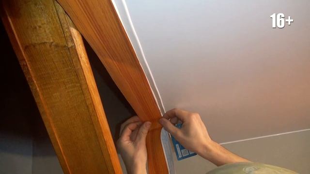 Обклеить балку самоклейкой под дерево. Оптимальное решение. Дача 125. 16+ смотреть онлайн