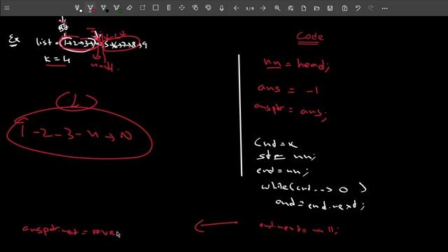 Reverse a Linked List in groups of given size | POTD | GFG Problem of the Day | C++ | Java | Python смотреть онлайн