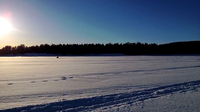 Testing Ski-Doo Tundra four-stroke top speed and maneuverability in Lapland смотреть онлайн