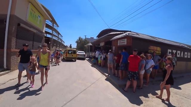 Крым 2020. Штормовое. ПЛЯЖ и отели забиты. Цены, море, пляж, столовые. смотреть онлайн