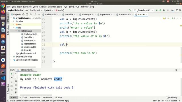 Swap Two Number and make simple calculator in Kotlin Part #8 смотреть онлайн