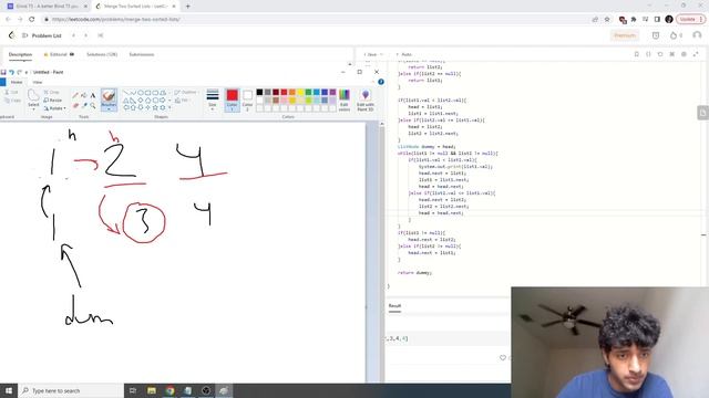leetcode day 4 (Merge Two Sorted Lists, Valid Palindrome) смотреть онлайн