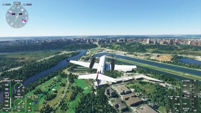 ИЗМАЙЛОВО, МГУ И МКАД - Microsoft Flight Simulator 2020 смотреть онлайн