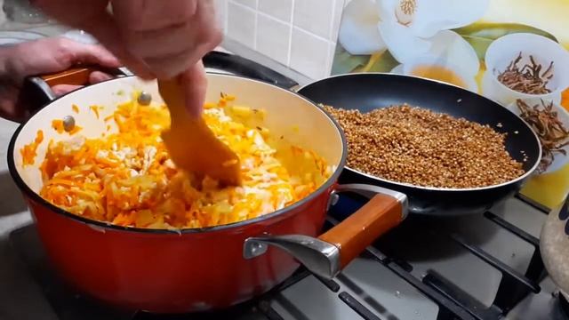 Гречка по "Купечески" (Ужин по быстрому)!!! смотреть онлайн