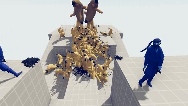 100x ARMY BANANA MAN + 2x GIANT BANANA vs 2x EVERY GOD - TABS / Totally Accurate Battle Simulator смотреть онлайн
