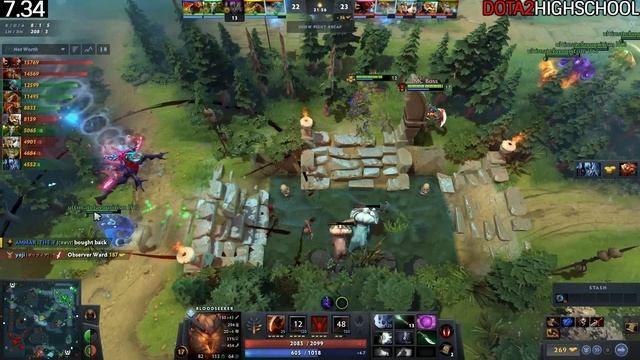 MIRACLE [Bloodseeker] Imba Blood Mist 1v5 Carry The Game Dota 2 смотреть онлайн