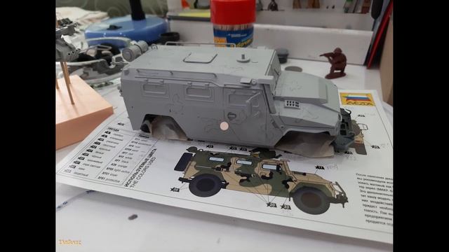 Модель ГАЗ ТИГР М с модулем Арбалет смотреть онлайн